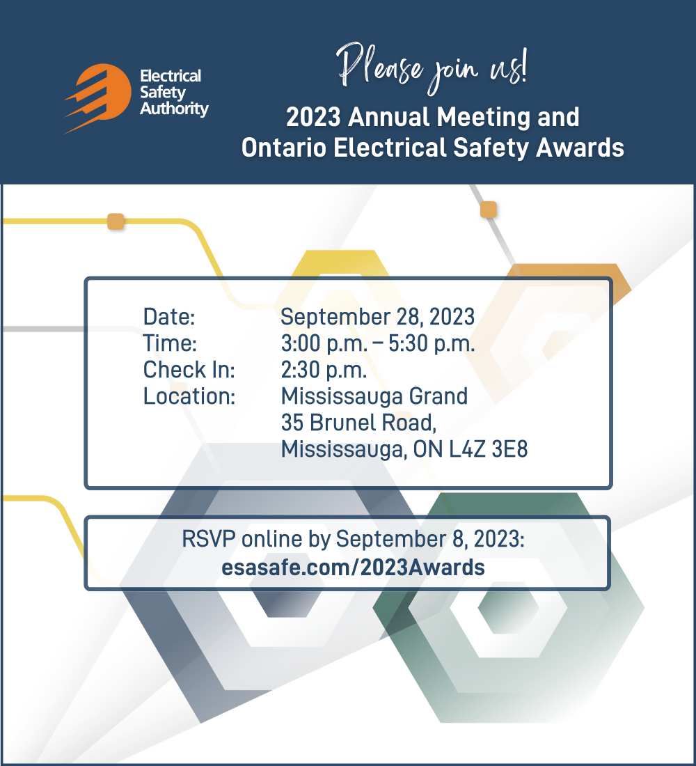 Ontario Electrical Safety Awards ESA