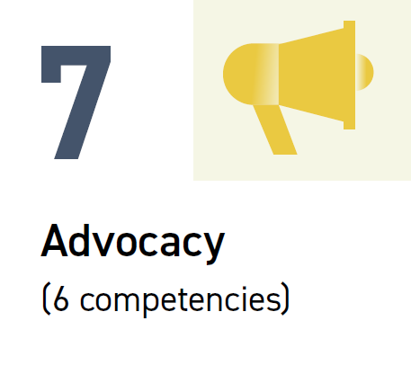 #7 Advocacy (6 competencies)