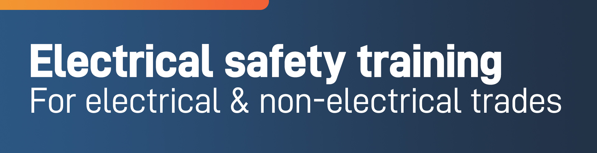 electrical safety training designed for apprentices