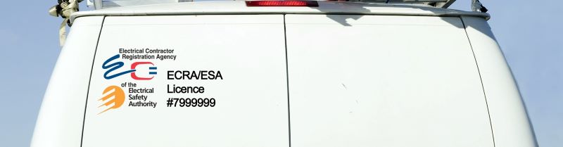 white van with ECRA-ESA licence number