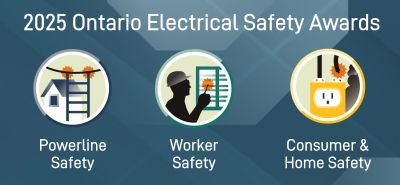 2025 Ontario electrical safety awards - powerline, worker and home safety