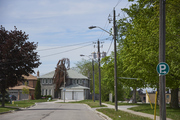 power lines on residential street