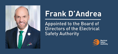 Frank D’Andrea appointed to the Board of Directors