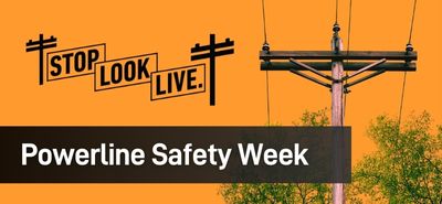 stop. look. live. powerline safety week