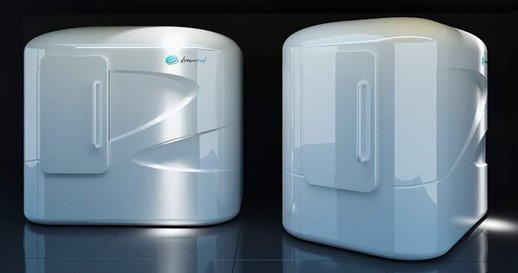 two white deprivation tanks